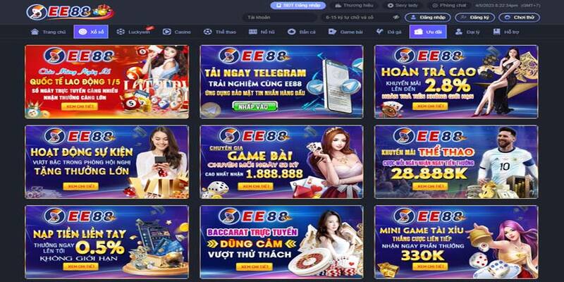 Lý do các sự kiện khuyến mãi EE88 luôn được quan tâm